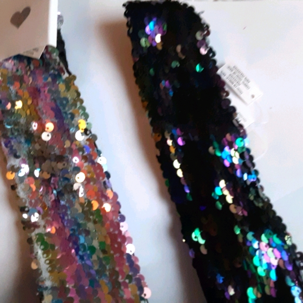 New tags Sequence headbands stretch